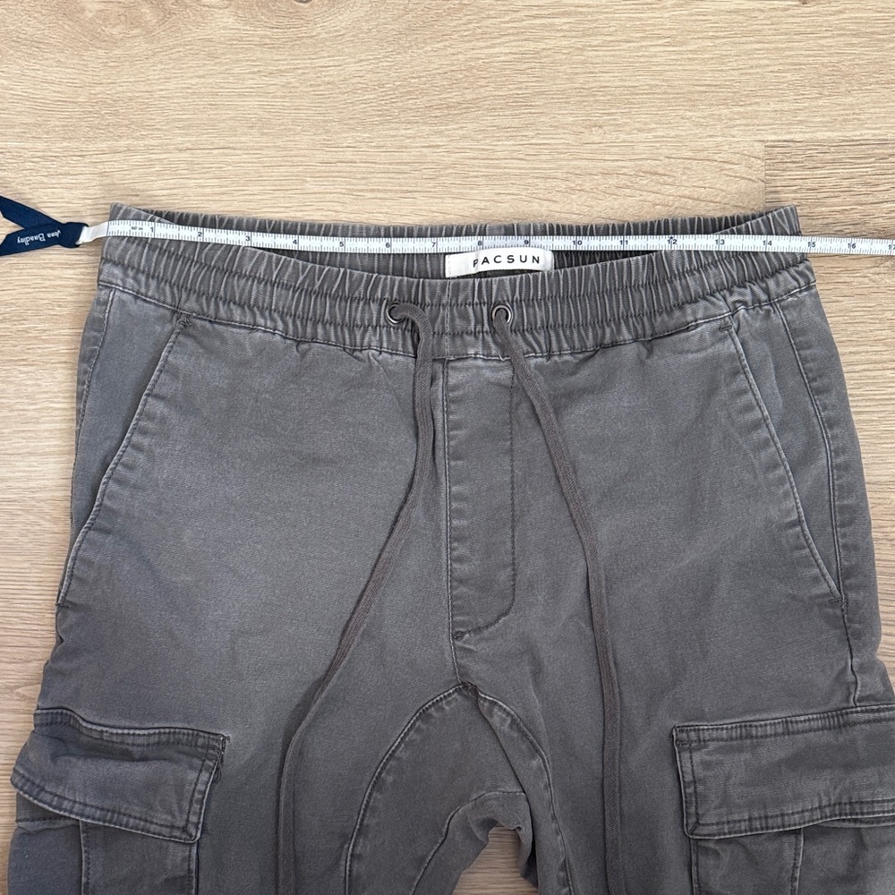 PacSun Gray Cargo Pants for Men - Picture 4 of 8